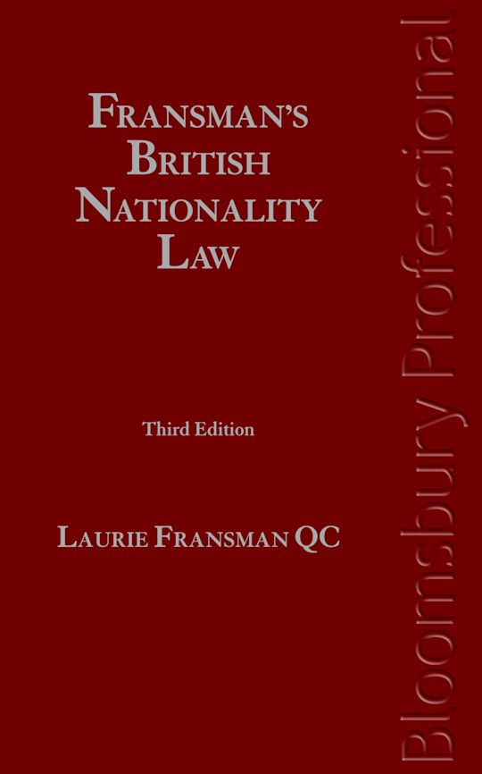 Fransman's British Nationality Law cover