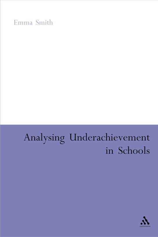 Analysing Underachievement in Schools cover