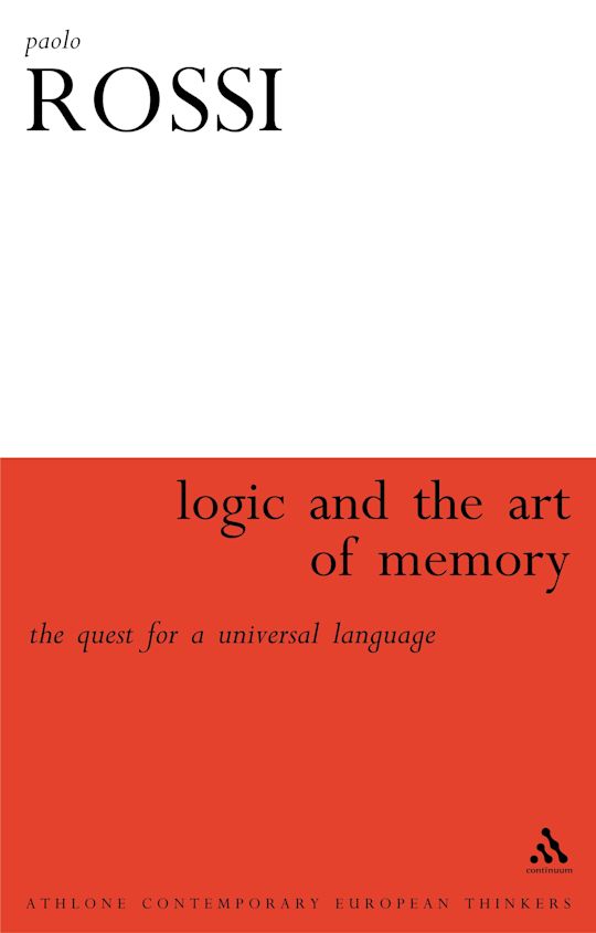 Logic and the Art of Memory cover