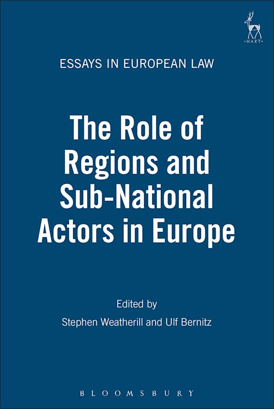 The Role of Regions and Sub-National Actors in Europe cover