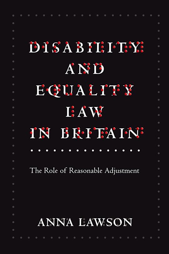Disability and Equality Law in Britain cover