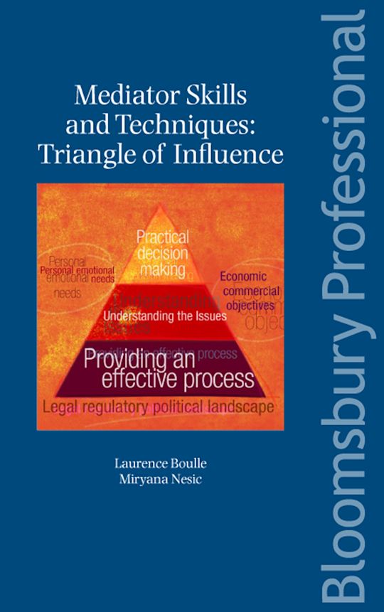Mediator Skills and Techniques: Triangle of Influence cover