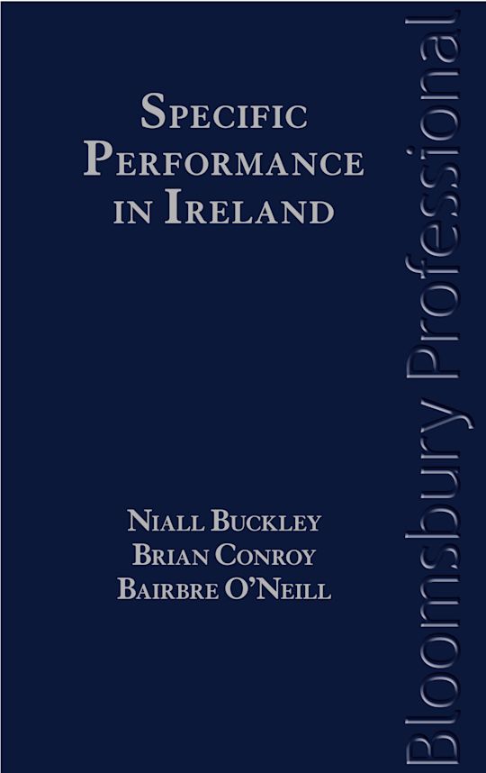 Specific Performance in Ireland cover