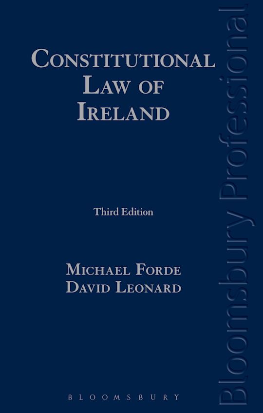 Constitutional Law of Ireland cover