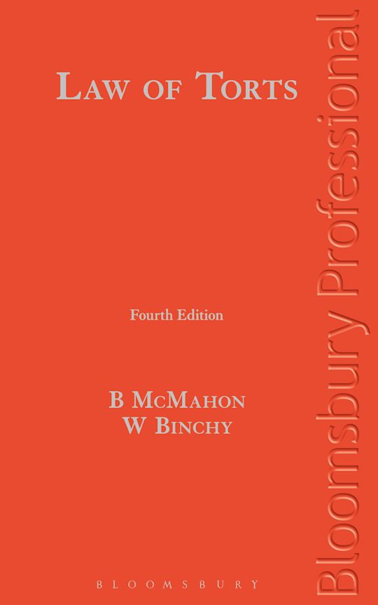 Law of Torts cover