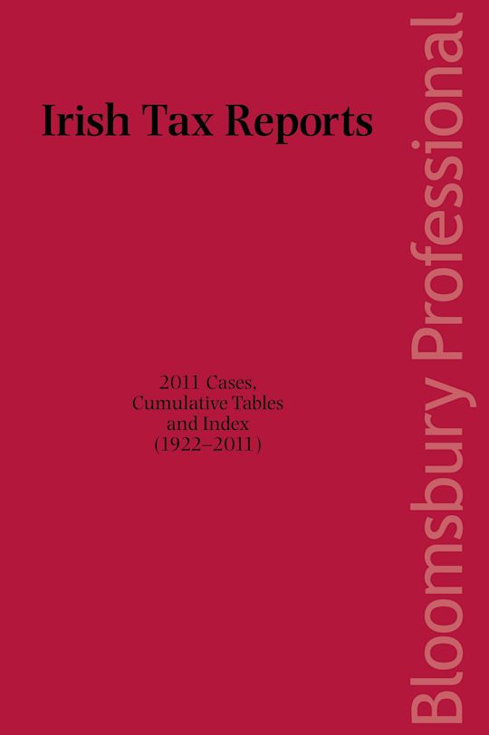 Irish Tax Reports 2011 cover