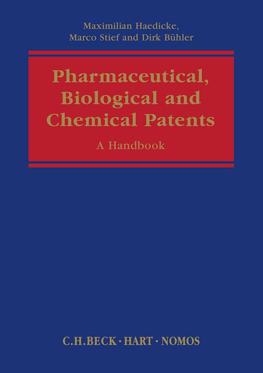 Pharmaceutical, Biological and Chemical Patents cover