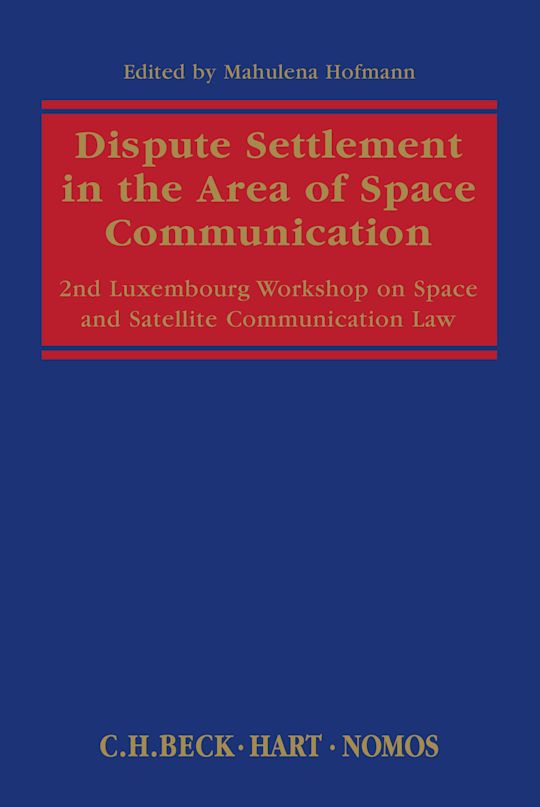 Dispute Settlement in the Area of Space Communication cover