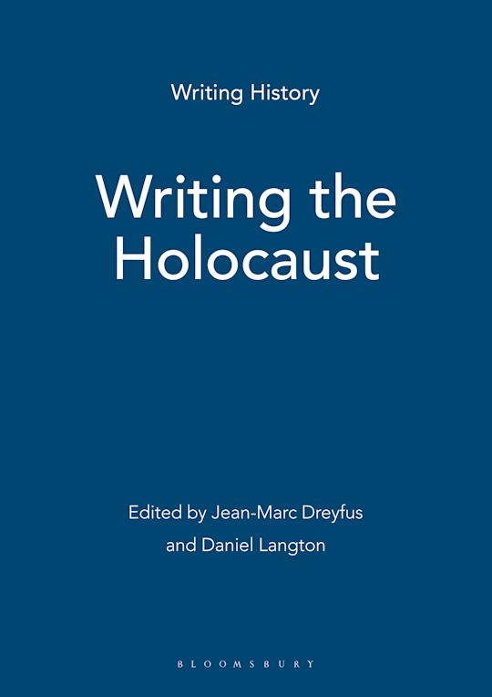 Writing the Holocaust cover