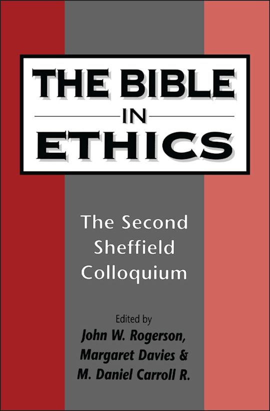 The Bible in Ethics cover