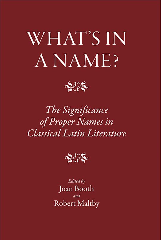 What's in a Name? cover