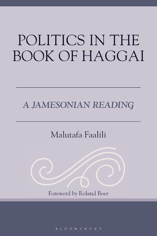 Politics in the Book of Haggai cover
