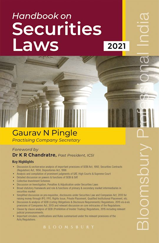 Handbook on Securities Laws cover