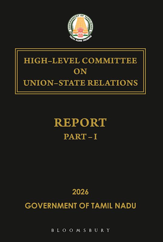 High-Level Committee on Union-State Relations cover