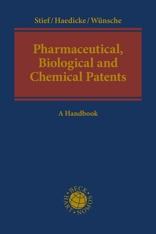 Pharmaceutical, Biological and Chemical Patents cover