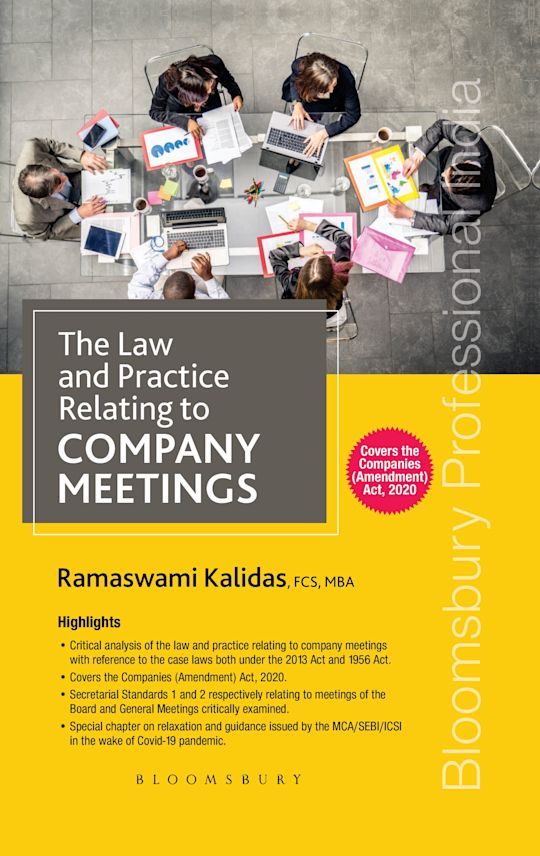 The Law and Practice relating to Company Meetings cover