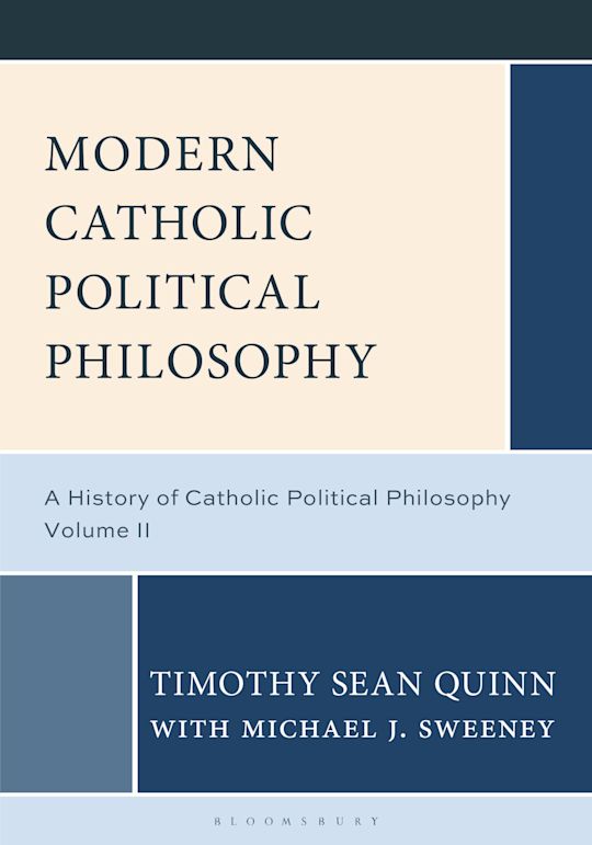 Modern Catholic Political Philosophy cover