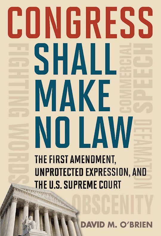 Congress Shall Make No Law cover