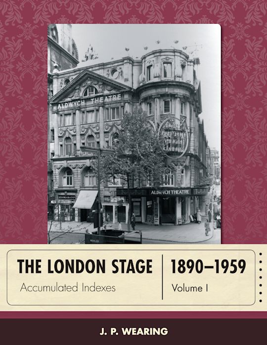 The London Stage 1890-1959 cover