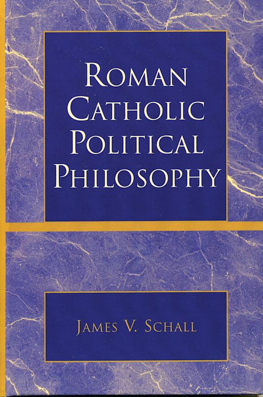 Roman Catholic Political Philosophy cover