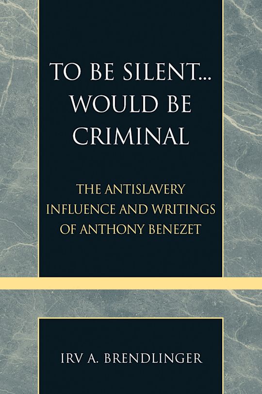 To Be Silent... Would be Criminal cover