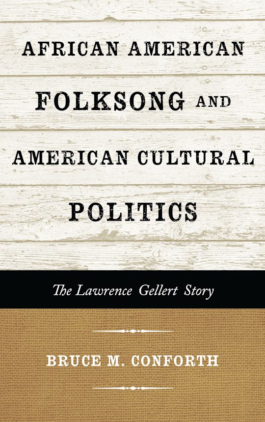 African American Folksong and American Cultural Politics cover