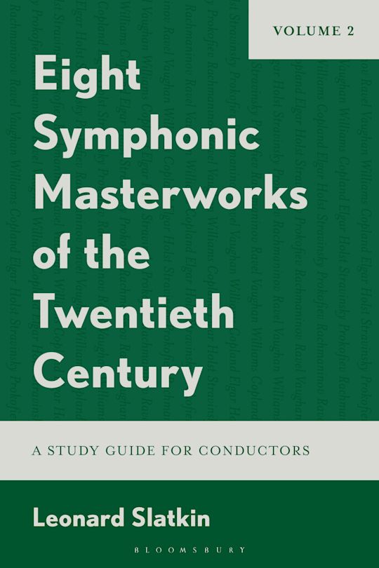 Eight Symphonic Masterworks of the Twentieth Century cover