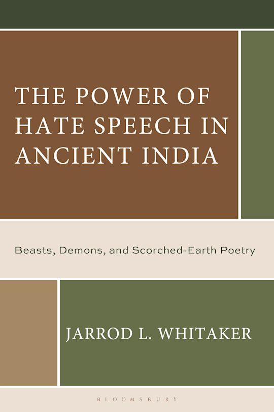 The Power of Hate Speech in Ancient India cover