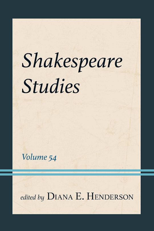 Shakespeare Studies cover
