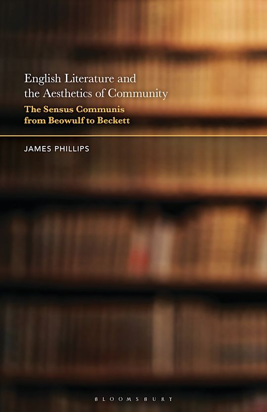 English Literature and the Aesthetics of Community cover