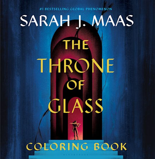 The Throne of Glass Coloring Book cover