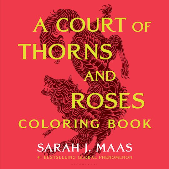 A Court of Thorns and Roses Coloring Book cover