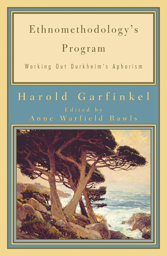 Ethnomethodology's Program cover