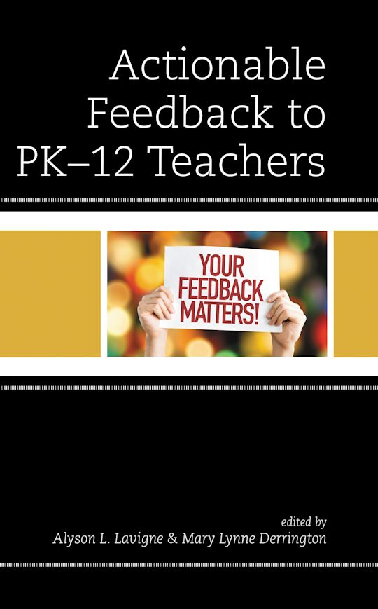 Actionable Feedback to PK-12 Teachers cover