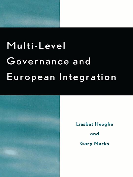 Multi-Level Governance and European Integration cover
