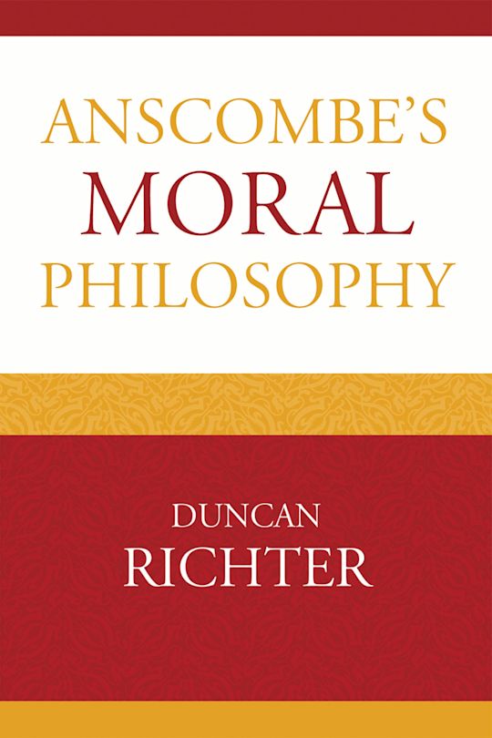 Anscombe's Moral Philosophy cover