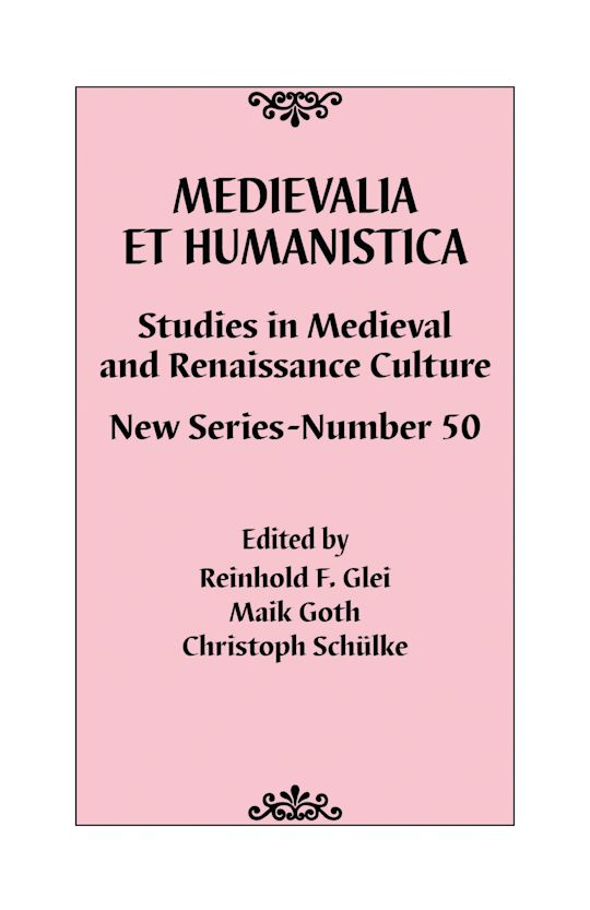 Medievalia et Humanistica, No. 50 cover