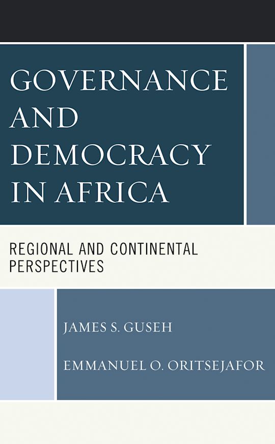 Governance and Democracy in Africa cover