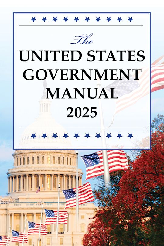 The United States Government Manual 2025 cover