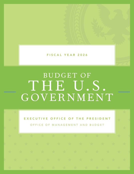 Budget of the United States Government, Fiscal Year 2026 cover