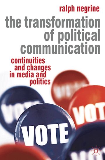 The Transformation of Political Communication cover