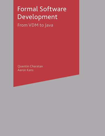 Formal Software Development cover