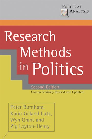 Research Methods in Politics cover