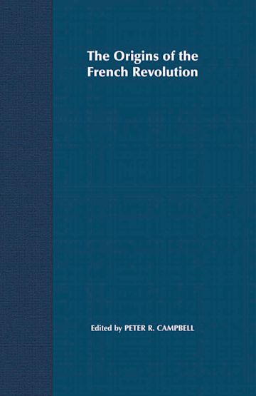 The Origins of the French Revolution cover