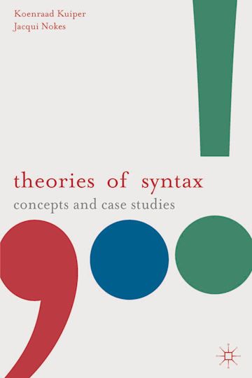 Theories of Syntax cover