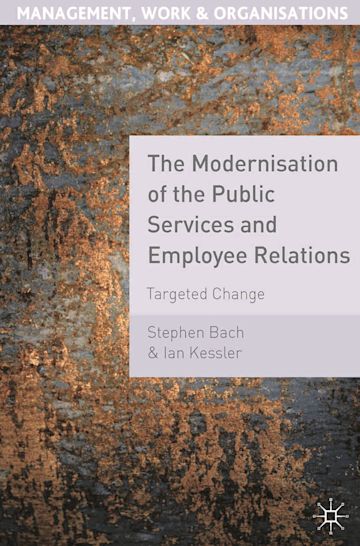 The Modernisation of the Public Services and Employee Relations cover