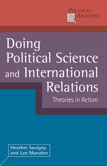 Doing Political Science and International Relations cover