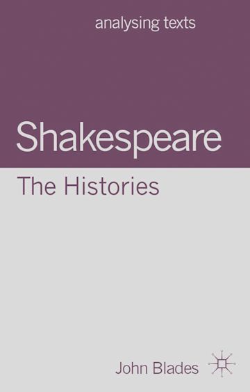 Shakespeare: The Histories cover