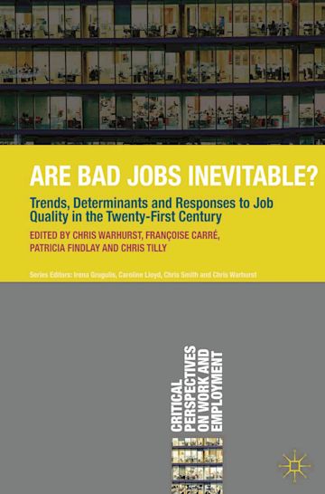 Are Bad Jobs Inevitable? cover