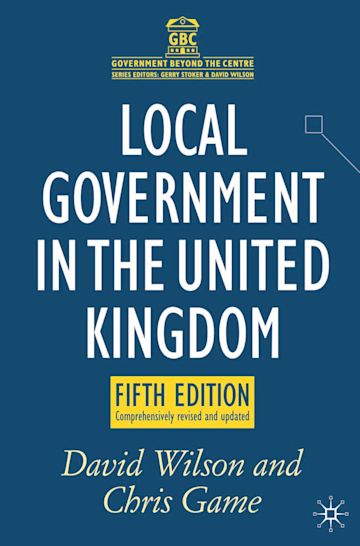 Local Government in the United Kingdom cover